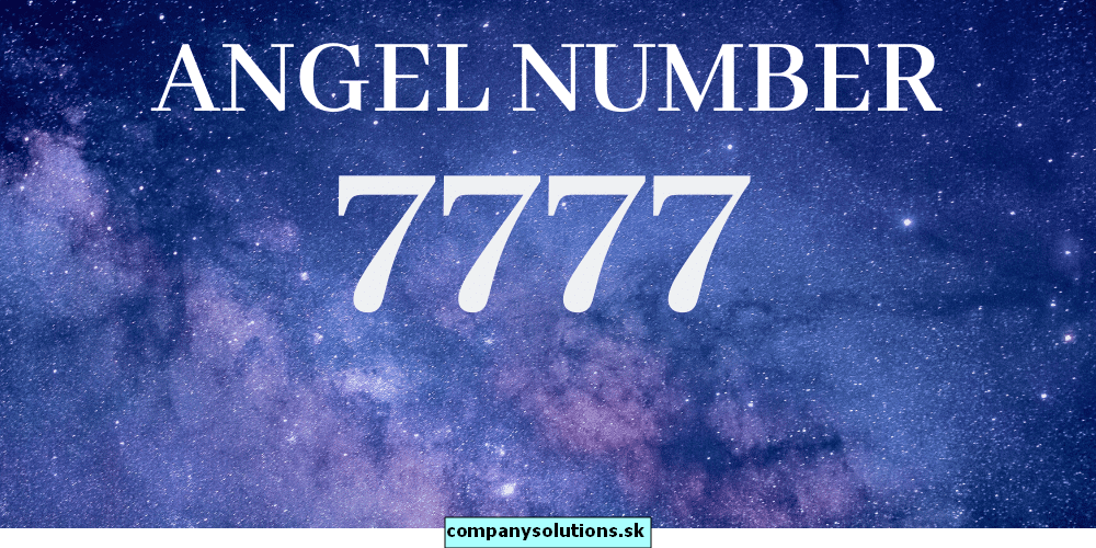 7777 Význam - Vidět číslo 7777 Angel